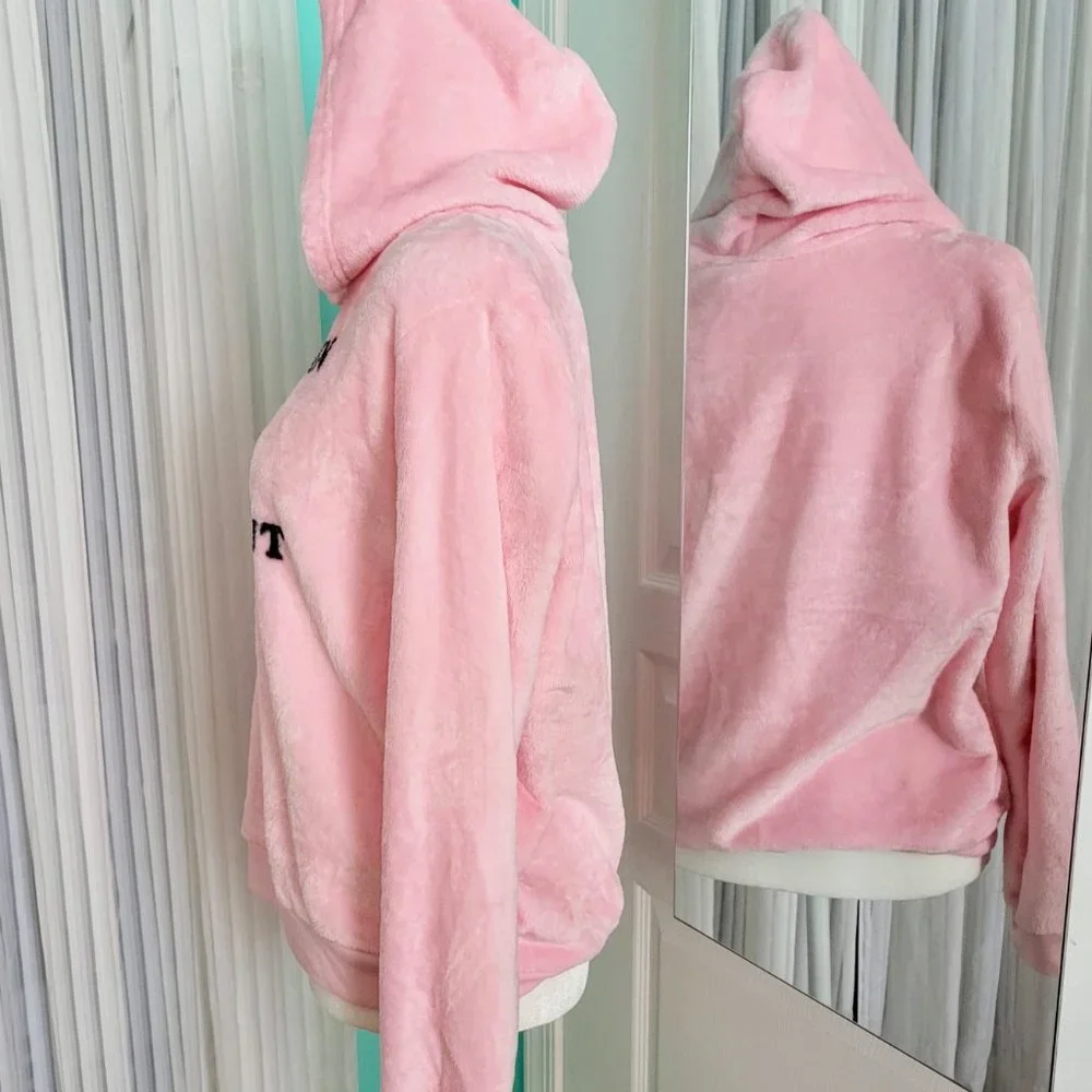 Love Tribe plush hoodie sz M - Picture 2 of 6
